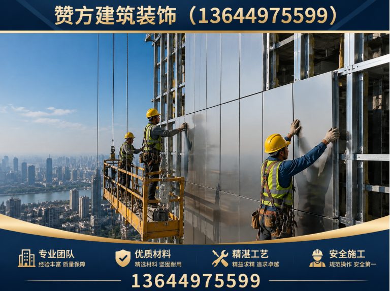 沈阳金属幕墙施工展示图